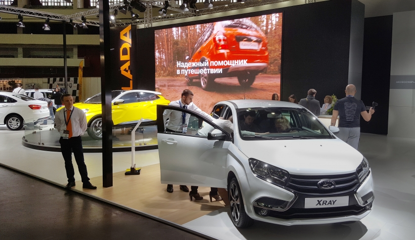 LADA принимает участие в Международной выставке ''Мир автомобиля''